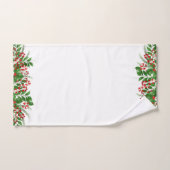 Kandijbonen en kerstHolly Bad Handdoek (Handdoek)