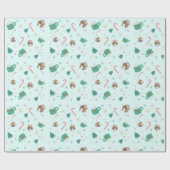 Kandijbonen en keukenpapier cadeaupapier (Vlak)