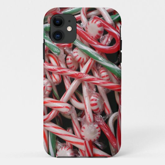 Kandijbonen en peppermints-kerstfeestdag Case-Mate iPhone case (Achterkant)