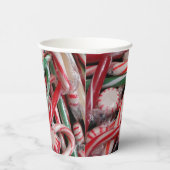 Kandijbonen en peppermints-kerstfeestdag papieren bekers (Rechts)