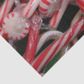 Kandijbonen en peppermints-kerstfeestdag tissuepapier (Detail)