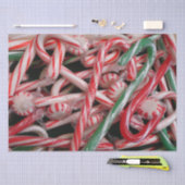 Kandijbonen en peppermints-kerstfeestdag tissuepapier (Craft)