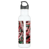 Kandijbonen en peppermints-kerstfeestdag waterfles  (Achterkant)