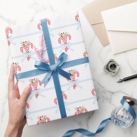 Kandijbonen voor kerstWaterverf Cadeaupapier (Geschenken)