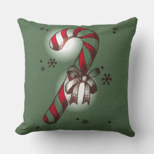 Kandijriet/Dove Linen-kerstloods Kussen