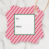 Kandijriet, gestreept van bedankjes labels (Achterkant)