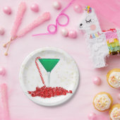 Kandijriet in Martini Glass Paper Bord (Feest)