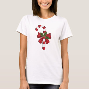 Kandijriet met boog en kerstmis t-shirt