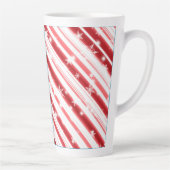 Kandijriet met sterren en Snowflakes Latte Mok (Rechts)