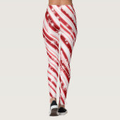 Kandijriet met sterren en Snowflakes Leggings (Achterkant)