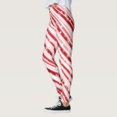 Kandijriet met sterren en Snowflakes Leggings (Links)