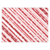 Kandijriet met sterren en Snowflakes Tafelkleed (Voorkant (Horizontaal))