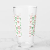 Kandijriet/pepermunt Glas (Links)