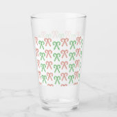 Kandijriet/pepermunt Glas (Voorkant)