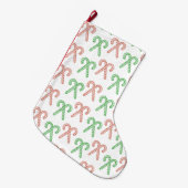 Kandijriet/pepermunt Grote Kerstsok (Voorkant (Hangend))