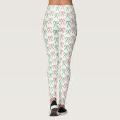 Kandijriet/pepermunt Leggings (Achterkant)