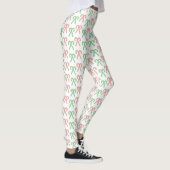 Kandijriet/pepermunt Leggings (Rechts)