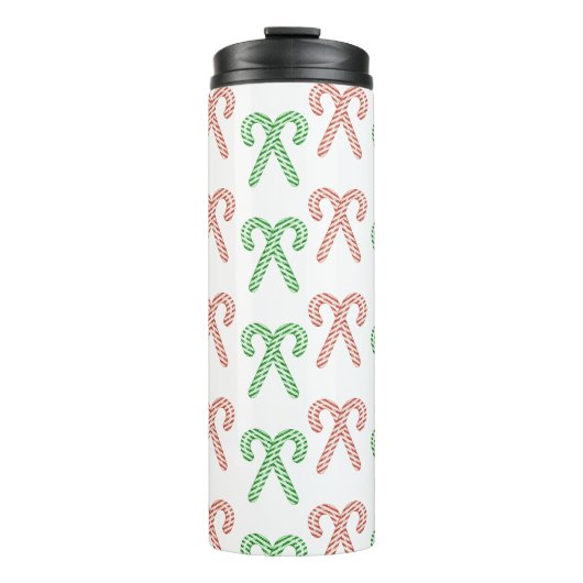 Kandijriet/pepermunt Thermosbeker (Voorkant)