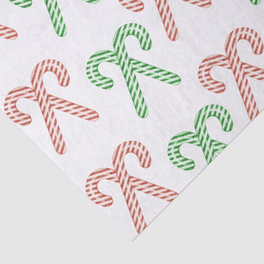 Kandijriet/pepermunt Tissuepapier (Detail)