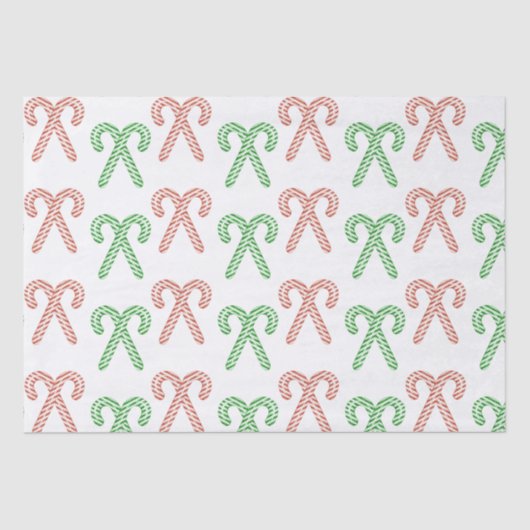 Kandijriet/pepermunt Tissuepapier (Voorkant)