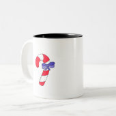 Kandijriet Tweekleurige Koffiemok (Voorkant links)