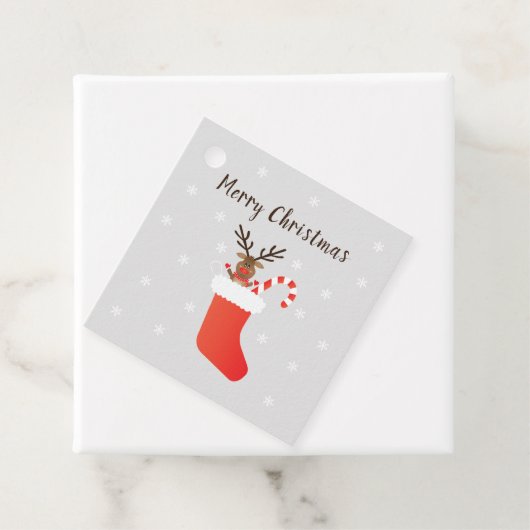 Kandijriet voor kerstrenrendieren bedankjes labels (In situ)