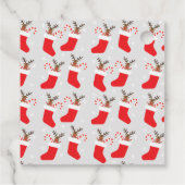 Kandijriet voor kerstrenrendieren bedankjes labels (Achterkant)