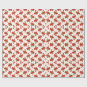 Kandijrietbont kerstpapier cadeaupapier (Vlak)