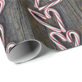 Kandijrietharten op schuurhout cadeaupapier (Rol Hoek)