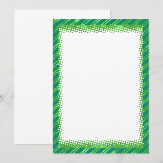 Kandijrietrand Kerstmis blanco aangepaste tekst Kaart (Voorkant / Achterkant)