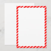 Kandijrietrand Kerstmis blanco aangepaste tekst Kaart (Voorkant / Achterkant)