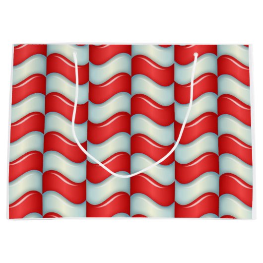 Kandijrietstripepatroon Large Cadeautasje (Voorkant)
