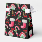 Kandijsnoeren en kerstgerechten bedankdoosjes (Achterkant)