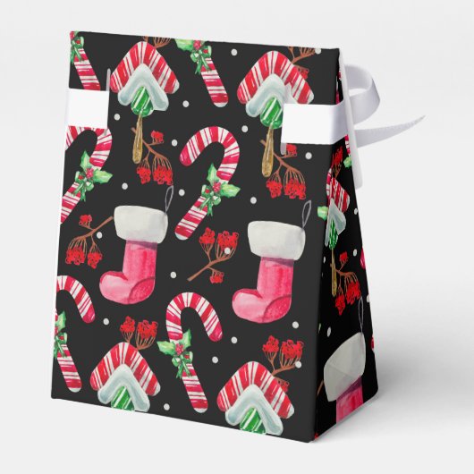 Kandijsnoeren en kerstgerechten bedankdoosjes (Achterkant)