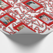 Kandijsnoeren kerstpapier Aangepast fotopapier voo Cadeaupapier (Hoek)