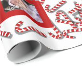 Kandijsnoeren kerstpapier Aangepast fotopapier voo Cadeaupapier (Rol Hoek)