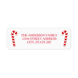 Kandijsuikerriet - Terugkeeradreslabel Etiket