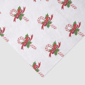 Kandijsuikerriet voor kerst tissuepapier (Detail)