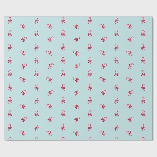 Kandijvie en bogen cadeaupapier (Vlak)