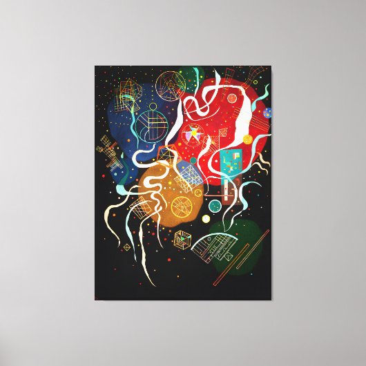 KANDINSKI - BEWEGING-I (Bewegung I) - 1935 - Canvas Afdruk (Voorkant)