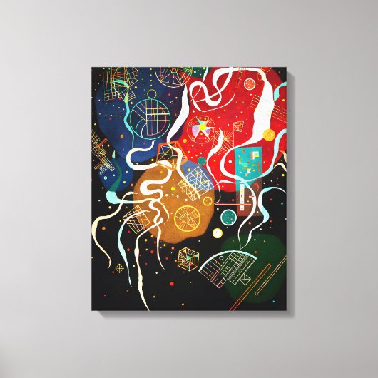 KANDINSKI - BEWEGING-I (Bewegung I) - 1935 - Canvas Afdruk (Voorkant)