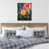 KANDINSKI - BEWEGING-I (Bewegung I) - 1935 - Canvas Afdruk (Insitu (Slaapkamer))