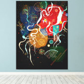 KANDINSKI - BEWEGING-I (Bewegung I) - 1935 - Canvas Afdruk (Insitu (Houten vloer))