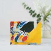 Kandinski Impressie III Concert Abstract Schilderi Briefkaart (Staand voorkant)