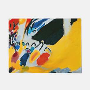 Kandinski Impressie III Concert Abstract Schilderi Deurmat