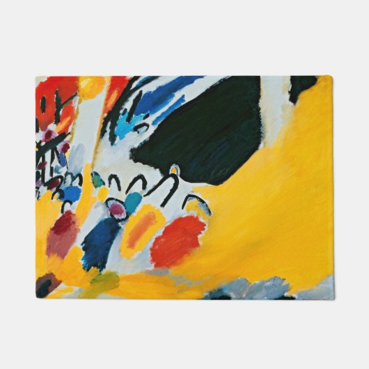 Kandinski Impressie III Concert Abstract Schilderi Deurmat (Voorkant)