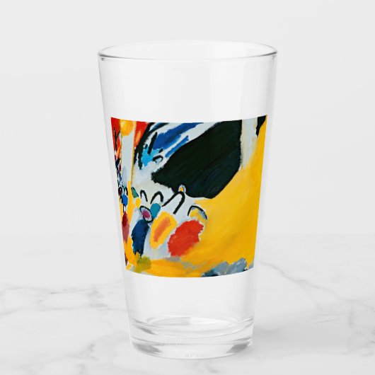 Kandinski Impressie III Concert Abstract Schilderi Glas (Voorkant)