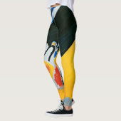 Kandinski Impressie III Concert Abstract Schilderi Leggings (Links)