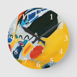Kandinski Impressie III Concert Abstract Schilderi Ronde Klok