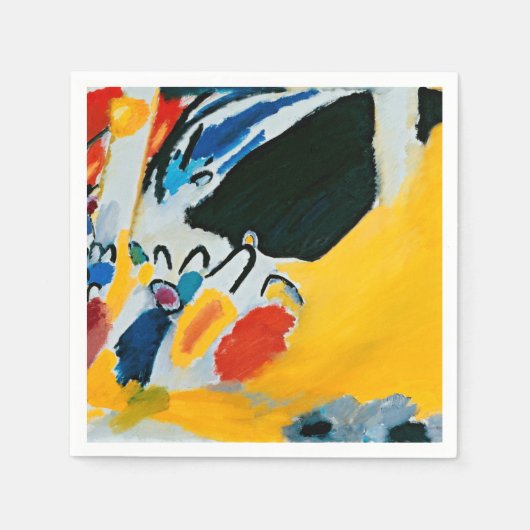 Kandinski Impressie III Concert Abstract Schilderi Servet (Voorkant)